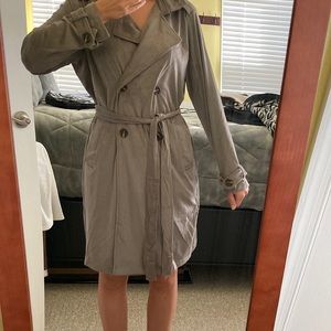 Kendall & Kylie Gray Trench Coat